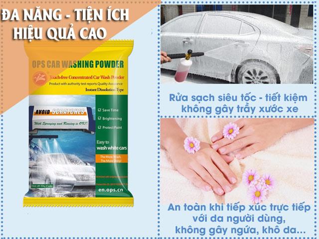 TOP 3 bột rửa xe không chạm siêu sạch, số 1 tại Việt Nam